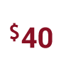 $40 for 1 person